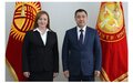 SRSG NATALIA GHERMAN MEETS WITH THE PRESIDENT OF THE KYRGYZ REPUBLIC SADYR JAPAROV