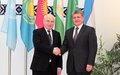 SRSG Jenča meets Executive Secretary of the CIS, Sergey Lebedev