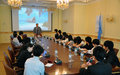 UNRCCA delivers presentation to Japanese students