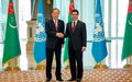 The Secretary-General's Remarks to Press with President of Turkmenistan