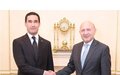 SRSG KAHA IMNADZE MEETS WITH THE LEADERSHIP OF TURKMENISTAN