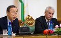 UN Secretary-General's joint press conference with Hamrokhon Zarifi, Foreign Minister of Tajikistan